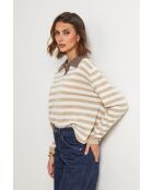 Beiger Wollpullover Dahlia