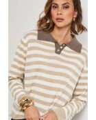 Beiger Wollpullover Dahlia