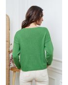 Laemgroen wollen vest