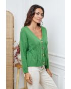 Laemgroen wollen vest