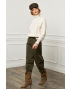 Beiger Wollpullover für Babys