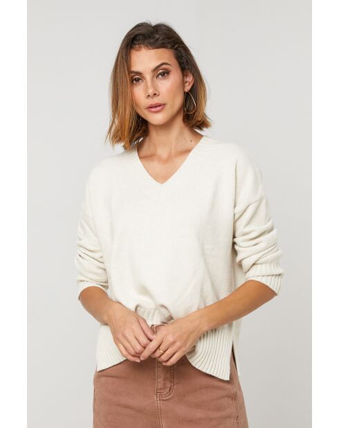 Beige Yoko trui