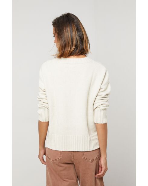 Beige Yoko trui