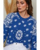 Maglione blu Adony