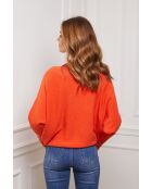 Michael orangefarbener Pullover