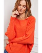 Michael orangefarbener Pullover