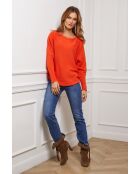 Michael orangefarbener Pullover
