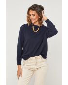 Pullover Saphir in lana blu