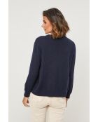 Pullover Saphir in lana blu
