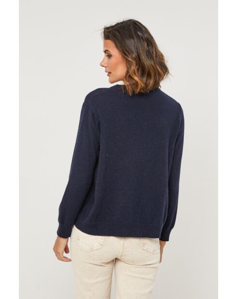 Pullover Saphir in lana blu