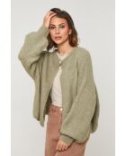 Khaki Jade wollen vest