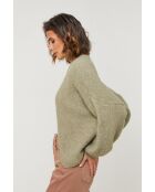 Khaki Jade wollen vest