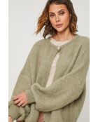 Khaki Jade wollen vest