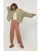 Khaki Jade wollen vest