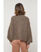 Gilet in lana Jade taupe