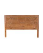 Tête de lit bois sculpté Manguier Floria II marron - 165 x 4 x 110 cm