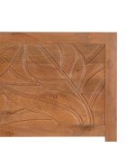 Tête de lit bois sculpté Manguier Floria II marron - 165 x 4 x 110 cm