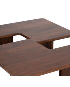 Set van 2 bruine Ariel II salontafels - 110 x 70 x 40 cm