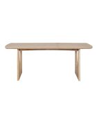 Table à manger en bois massif manguier Dali beige - 200 x 100 x 76 cm