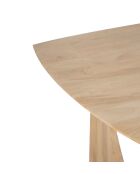 Table à manger en bois massif manguier Dali beige - 200 x 100 x 76 cm