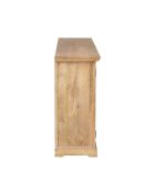 Buffet à 4 portes bois de manguier Paran II beige - 200 x 40 x 90 cm