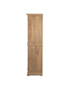 Armoire 4 portes bois de manguier Paran II beige - 150 x 50 x 190 cm