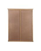 Armoire 4 portes bois de manguier Paran II beige - 150 x 50 x 190 cm