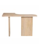Bureau Naturelle bois de manguier Harrison marron - 120 x 60 x 75 cm