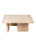 Lot de 2 Table basse Ariel II beige - 110 x 70 x 40 cm