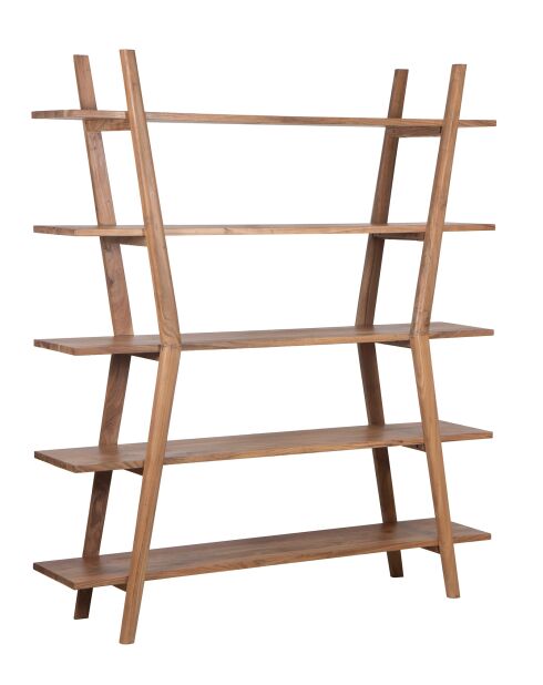 Bibliothèque ouverte Bunting marron - 172 x 43 x 199 cm