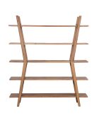 Librería abierta marrón Bunting - 172 x 43 x 199 cm