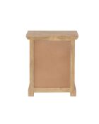 Chevet 1T 1P gauche bois de Manguier Paran II nature - 54 x 40 x 64 cm