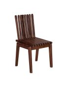 Chaise-tabouret en bois massif manguier Moscow marron - 50 x 51 x 89 cm