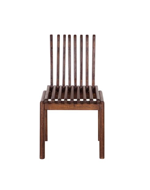 Chaise-tabouret en bois massif manguier Moscow marron - 50 x 51 x 89 cm
