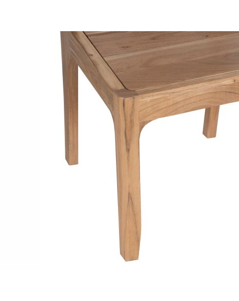 Chaise exotique naturelle Acacia Arad II marron - 43 x 50 x 85 cm