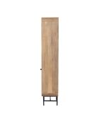 Libreria a libro Mango Maidi beige - 60 x 30 x 160 cm