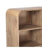 Libreria a libro Mango Maidi beige - 60 x 30 x 160 cm