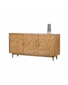 Buffet manguier 3 portes Manguier Floria II marron - 160 x 42 x 80 cm