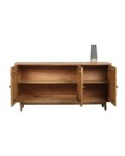 Buffet manguier 3 portes Manguier Floria II marron - 160 x 42 x 80 cm
