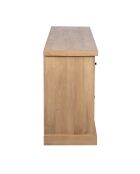 Buffet 7 tiroirs 4 portes Gali beige - 220 x 50 x 90 cm