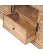 Paran II nature 2P 1T mangohouten tv-meubel - 170 x 40 x 60 cm