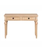 Console van mangohout in beige Boston - 117 x 51 x 79 cm