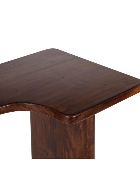 Scrivania in castagno Harrison in legno di mango marrone - 120 x 60 x 75 cm