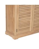Armoire à 2 portes bois de manguier Paran II nature - 100 x 40 x 180 cm