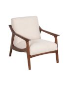 Fauteuil tissu bouclette gris Jade gris / argenté - 66 x 88 x 81 cm