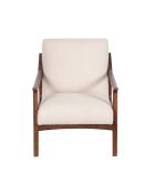Fauteuil tissu bouclette gris Jade gris / argenté - 66 x 88 x 81 cm