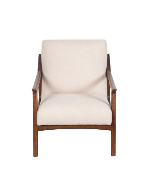 Fauteuil tissu bouclette gris Jade gris / argenté - 66 x 88 x 81 cm