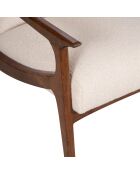 Fauteuil tissu bouclette gris Jade gris / argenté - 66 x 88 x 81 cm