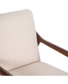 Fauteuil tissu bouclette gris Jade gris / argenté - 66 x 88 x 81 cm