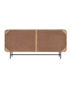 Buffet Mango Maidi con 4 puertas, color beige, 170 x 40 x 80 cm
